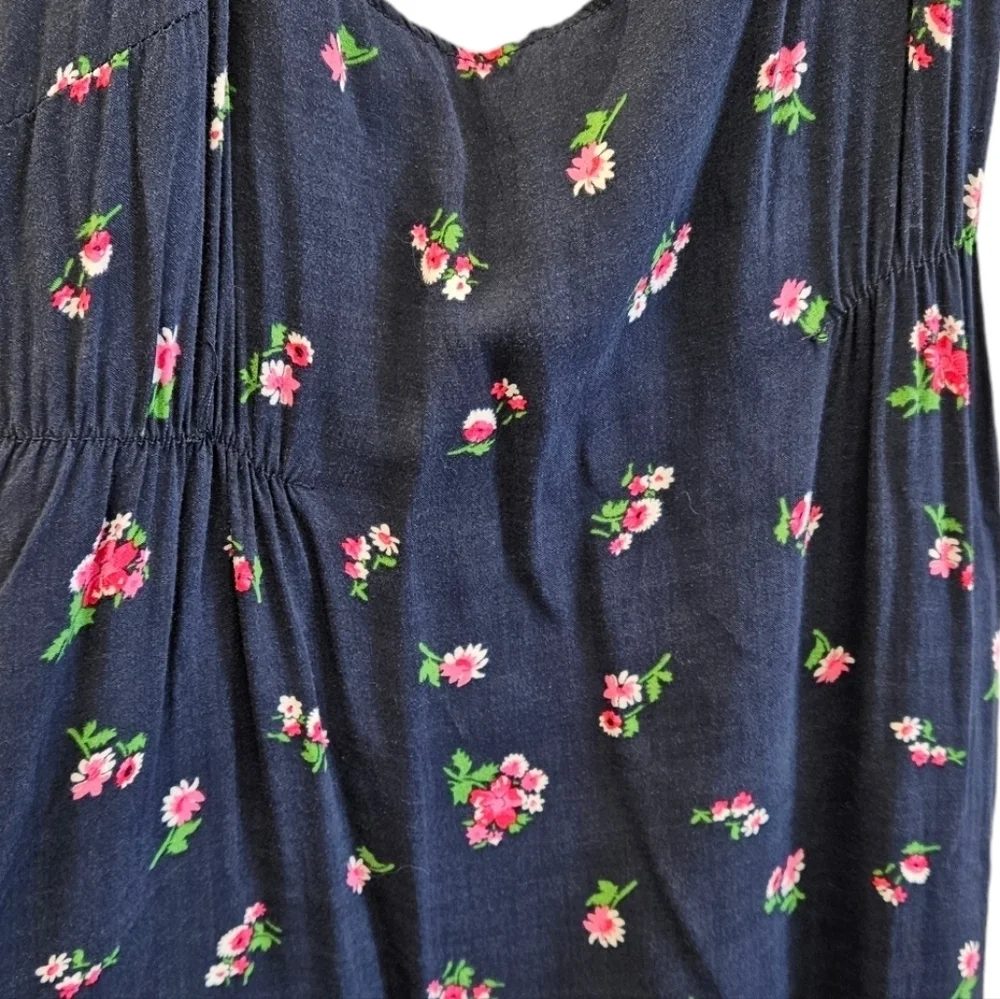 Abercrombie & Fitch Blue Floral Maxi Dress
